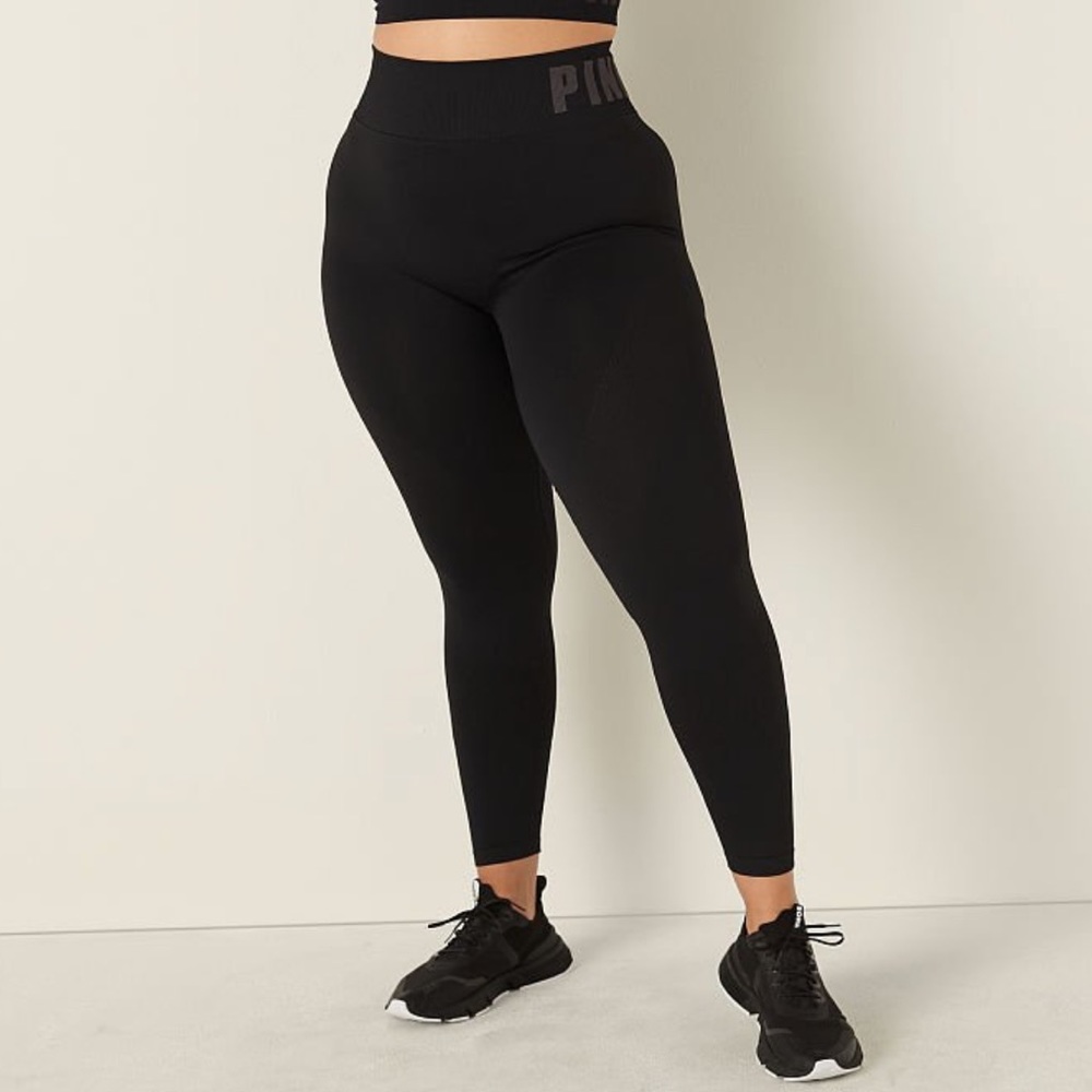 PINK seamless high waisted leggings